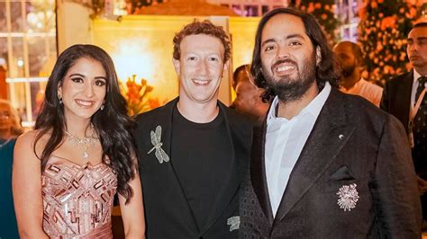 Rihanna and Mark Zuckerberg attend multi-billionaire's pre-wedding gala for son, Anant Ambani ...