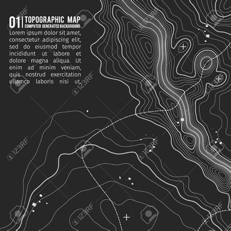 Stock Vector in 2020 | Map background, Topography map, Graphic design pattern