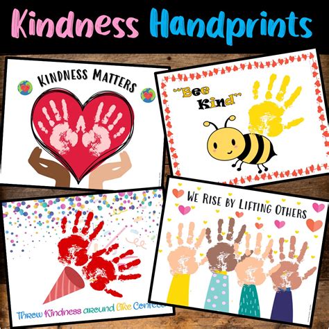 Kindness Handprint Craft Activities, Kindness week art project Keepsake ...