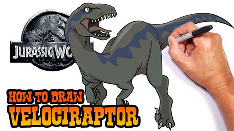 How to Draw Velociraptor | Jurassic World - YouTube