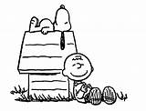 Charlie Brown And Snoopy Peanuts Coloring Page sketch template