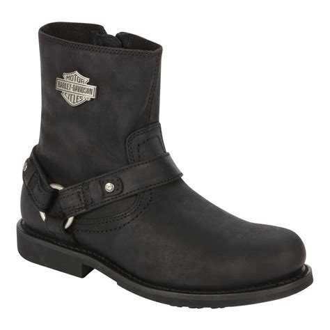 Harley-Davidson Men's Scout 8" Soft Toe Motorcycle Boot 95262 - Black