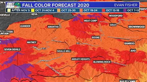 When fall leaves will look their best in North Carolina | wcnc.com