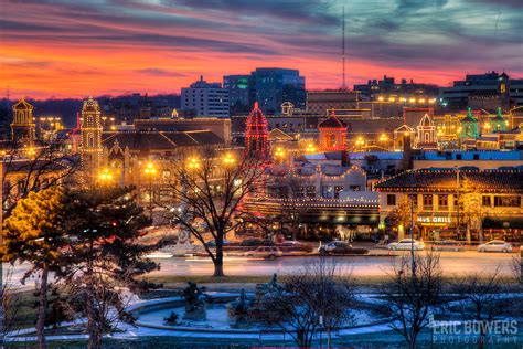 Kansas City's Plaza Lights at Sunset | Eric Bowers Photo