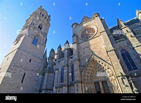 Rodez Cathedral, Rodez, Department Aveyron, Midi-Pyrenees, France / Rodes, Cathedrale Notre-Dame ...