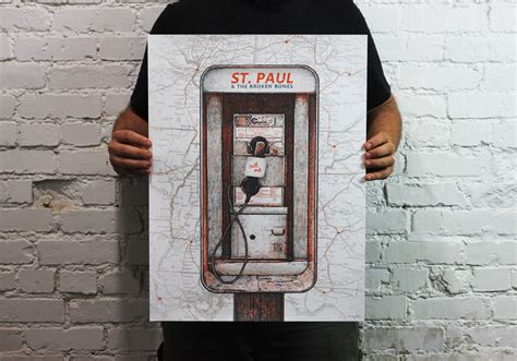 St. Paul and the Broken Bones, 2014 Tour Poster – M.I.D. Goods