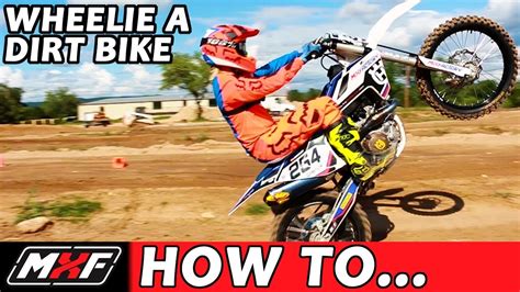 How To Wheelie a Dirt Bike Like a Pro in 3 Easy Steps! - YouTube