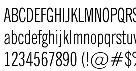 News Gothic Extra Condensed BT Font Download Free / LegionFonts