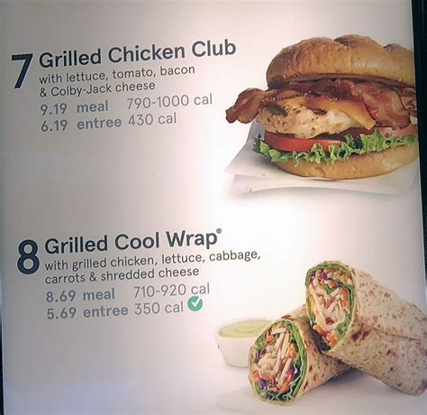 Chick-fil-A menu with prices – SLC menu