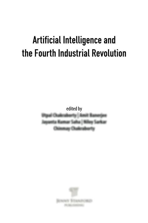 SOLUTION: Artificial intelligence and the fourth industrial revolution ...