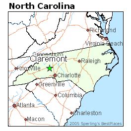 Best Places to Live in Claremont, North Carolina