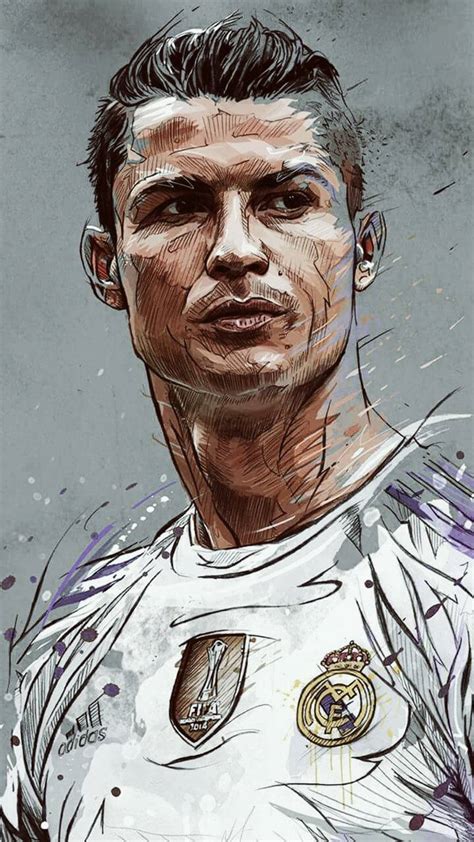 Ronaldo Cartoon iPhone Wallpapers - Top Free Ronaldo Cartoon iPhone Backgrounds - WallpaperAccess