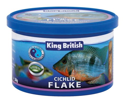 King British Cichlid Flake 🐠 Fish Food