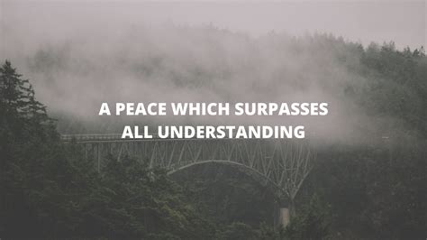 A Peace Which Surpasses All Understanding — Welcome Home | Harbor Church