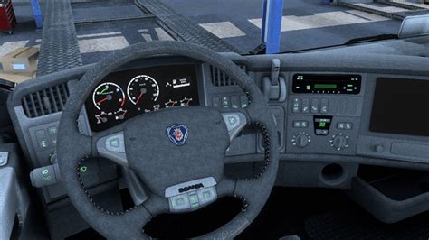 ETS2: Scania RJL 5 Series Grey Leather Interior - 1.45 v 1.0 Trucks ...