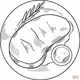 Steak coloring Page  Free Printable Coloring Pages sketch template