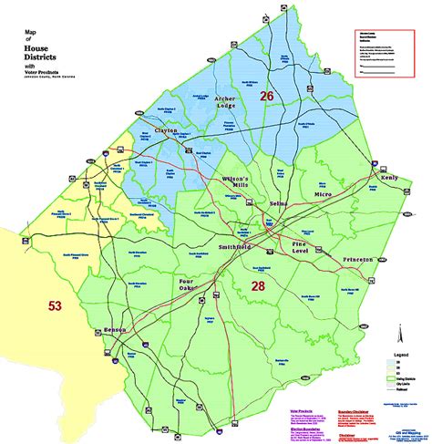 Johnston County House Districts