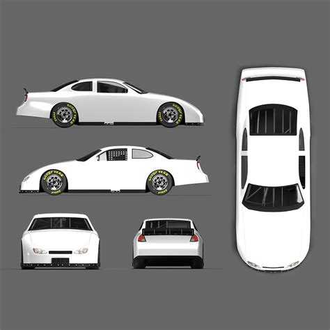 Blank Race Car Template