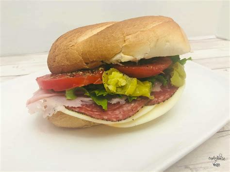 Italian Cold Cut Sandwich - Cookaholic Wife