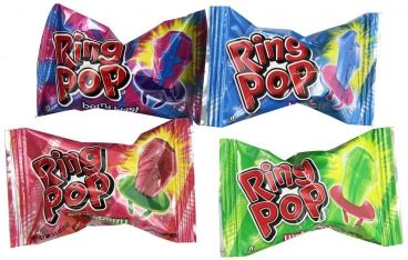 TOPPS ORIGINAL RING POP. Assorted flavors. Individually wrapped. (40 pcs per display unit ...