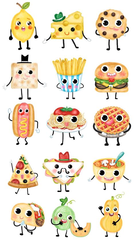 Check out my @Behance project: “Food Characters Illustrations” https ...