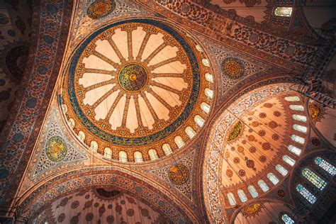 Interior of Sultan Ahmed Mosque Blue Mosque Istanbul, Turkey. : r/pics