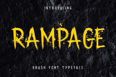 Rampage (519145) | Logo | Font Bundles