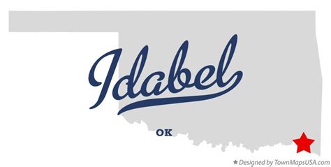 Map of Idabel, OK, Oklahoma