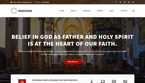 Free Church Css Templates - PRINTABLE TEMPLATES