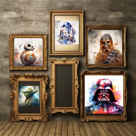 Star Wars Inspired Prints Digital Download Star Wars Star - Etsy