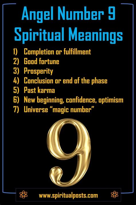 Angel Number 9 Meanings & Spiritual Symbolism | Spiritual Posts