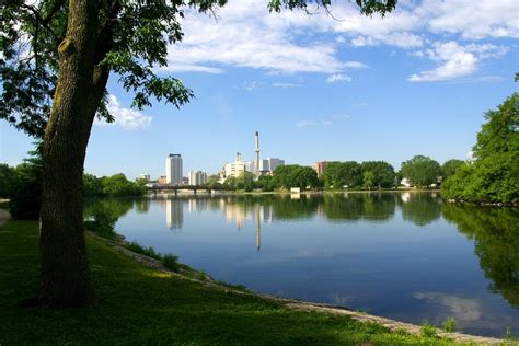 Rochester, MN : Silver Lake with Downtown photo, picture, image (Minnesota) at city-data.com