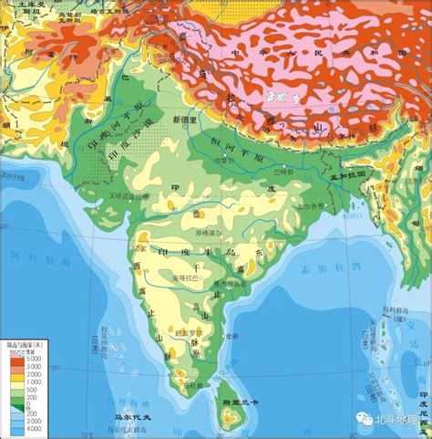 南亚地形图,东南亚家分布图,南亚_大山谷图库