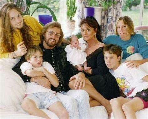 BARRY GIBB AND HIS FAMILY. You can definitely see some reappearances of the Gibb image in his ...