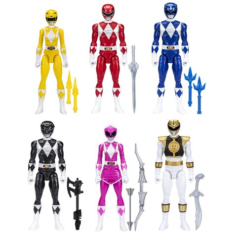 Buy Power Rangers Mighty Morphin Multipack 12-inch Action Figure 6-Pack ...