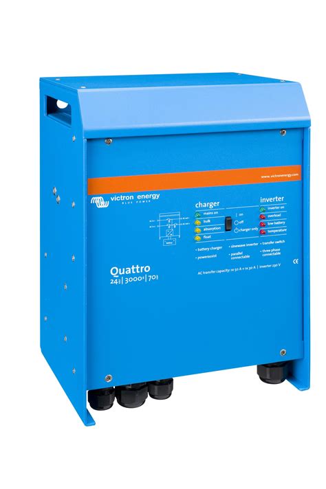 Victron Quattro Inverter / Charger 3000VA 12/24V - Leading Edge Turbines & Power Solutions