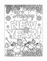 New Year & January Coloring Pages Printable Fun To Help Kids Welcome  sketch template