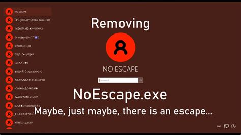 ️ How To Escape NoEscape.exe (1 minites) - YouTube