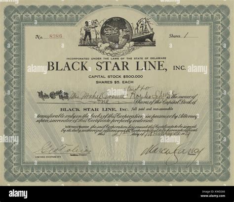 Black star line marcus garvey hi-res stock photography and images - Alamy