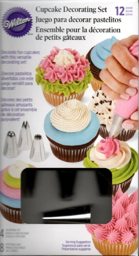 Wilton Cupcake Decorating Set: Wilton Cupcake Tips and Bags | Etsy