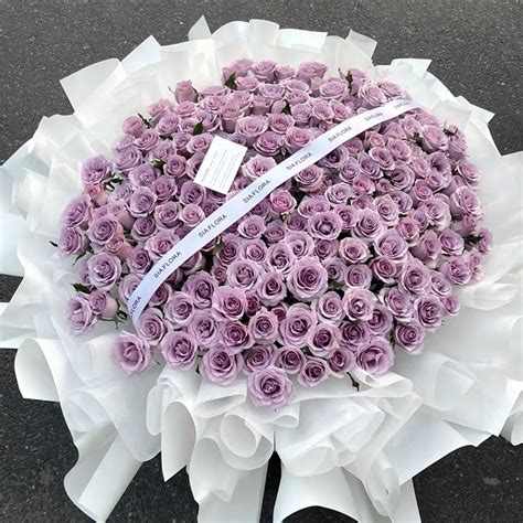 99 Purple Roses