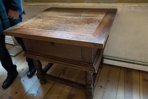 Antique square table at Rembrandt House | Rembrandt House, A… | Flickr