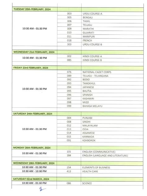 2024 10th Board Exam Date Sst - Fawne Jenifer