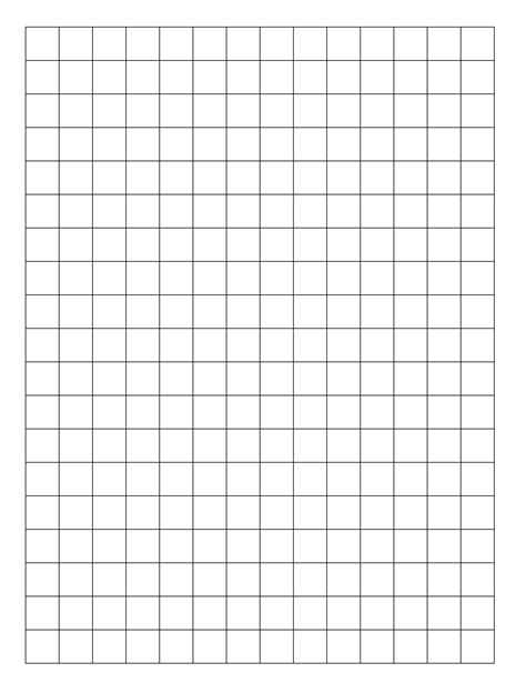 1-2 Inch Graph Paper - The Graph Paper