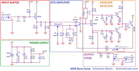 Guitar Compressor Circuit Diagram