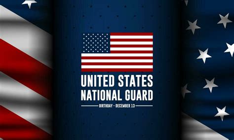 United States National Guard Birthday December 13 Background Vector Illustration 29923730 Vector ...