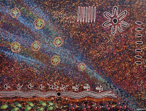 Reggie Sultan / Seven Sisters Dreaming (10C) | Aboriginal dreamtime, Aboriginal art, Aboriginal