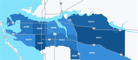 Manatee County Zip Code Map - Atlanta Georgia Map