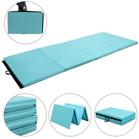 Thick Folding Panel Aerobics Exercise Gymnastics Mat 4 x 10 x 2 | eBay ...