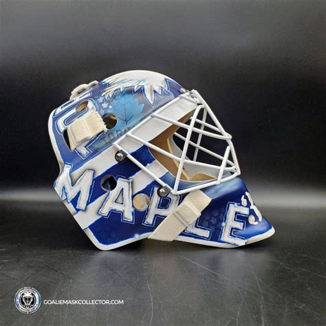 Ilya Samsonov Signed Goalie Mask 2023 Toronto Tribute Signature Editio ...